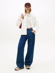 TOMMY JEANS Dżinsy - Comfort fit - w kolorze granatowym rozmiar: W27/L32. Niebieskie jeansy Tommy Jeans, l, z aplikacjami, z jeansu, klasyczne. Za 266.66 zł.