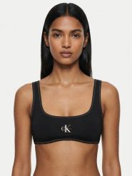 Calvin Klein Swimwear Góra od bikini LV00Q61100 Czarny. Czarne bikini Calvin Klein Swimwear, bez wzorów, z syntetyku. Za 229.99 zł.