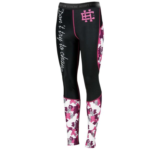 Legginsy sportowe damskie EXTREME HOBBY TEDDY BEAR. Czarne bielizna termoaktywna damska EXTREME HOBBY, s, bez wzorów, z elastanu, do biegania. Za 229.00 zł.