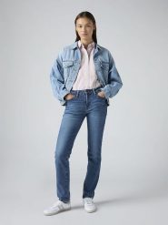 Levi's Dżinsy "712" - Slim fit - w kolorze niebieskim rozmiar: W29/L30. Niebieskie jeansy Levi's, l, z aplikacjami, klasyczne. Za 255.06 zł.