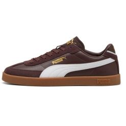 Buty damskie sportowe sneakersy Puma CLUB II ERA. Brązowe buty sportowe lifestyle Puma, bez wzorów, z zamszu, sportowe, bez zapięcia. Za 197.99 zł.