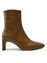 Vagabond Shoemakers Botki Vendela 5823-001-54 Brązowy. Brązowe botki Vagabond Shoemakers, bez wzorów, ze skóry, bez obcasa, na słupku, bez zapięcia. Za 449.99 zł.