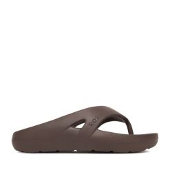 Japonki Roxy. Brązowe japonki Roxy, bez wzorów. Za 99.99 zł.