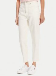 Tommy Jeans Jeansy DW0DW20042 Beżowy Mom Fit. Brązowe jeansy Tommy Jeans, bez wzorów, z bawełny. Za 439.99 zł.
