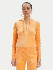 Juicy Couture Bluza Robertson JCAP176 Pomarańczowy Slim Fit. Brązowe bluzy Juicy Couture, s, bez wzorów, z syntetyku, bez kaptura. Za 299.99 zł.