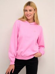 Kaffe Bluza Sally 10507152 Różowy Regular Fit. Czerwone bluzy Kaffe, xl, bez wzorów, z bawełny, bez kaptura. Za 139.99 zł.