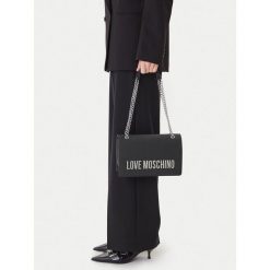 Torebka LOVE MOSCHINO. Czarne torebki klasyczne Love Moschino, bez wzorów, klasyczne, bez dodatków. Za 519.99 zł.
