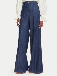 Marella Jeansy 2623186124 Niebieski Wide Leg. Niebieskie jeansy Marella, bez wzorów, z bawełny. Za 719.99 zł.