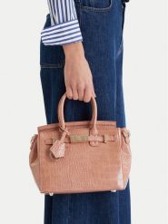 Nine West Torebka CEO-Lexa-LDA8378 Różowy. Czerwone torebki klasyczne Nine West, bez wzorów, z materiału, bez dodatków. Za 199.99 zł.