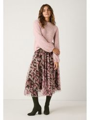 More & More Sweter w kolorze jasnoróżowym rozmiar: 44. Różowe swetry More & More, bez wzorów, ze splotem, bez ramiączek. Za 170.47 zł.