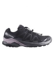 SALOMON Buty "EXAMOTION GORE-TEX" w kolorze czarno-fioletowym do biegania rozmiar: 38. Czarne buty do biegania Salomon, bez wzorów, z gore-texu, bez zapięcia, do biegania, gore-tex. Za 409.11 zł.