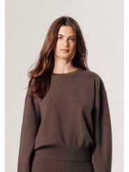 Rodier Sweter w kolorze jasnobrązowym rozmiar: L. Brązowe swetry Rodier, l, bez wzorów, z wełny, klasyczne, bez ramiączek. Za 344.54 zł.