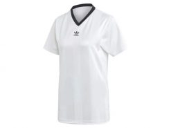 Koszulka damska ADIDAS Fashion League T-Shirt 40. Białe t-shirty sportowe adidas, bez wzorów, z materiału, bez ramiączek, na fitness i siłownię. Za 149.00 zł.
