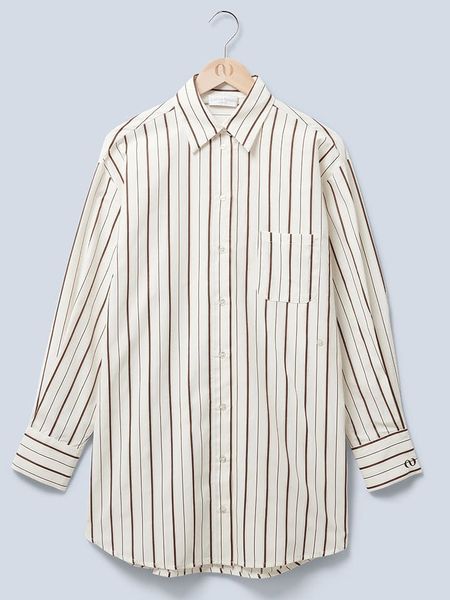 LeGer Sukienka koszulowa "Ela" w kolorze kremowo-brązowym rozmiar: 38. Brązowe sukienki LeGer, na co dzień, bez wzorów, z bawełny, bez kołnierzyka, bez ramiączek, maxi, koszulowe. Za 227.31 zł.