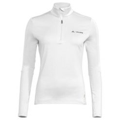 Rozpinany polar damski half-zip VAUDE Livigno II. Białe bluzy z polaru Vaude, na zimę, l, bez wzorów, z polaru, narciarskie. W wyprzedaży za 253.45 zł.