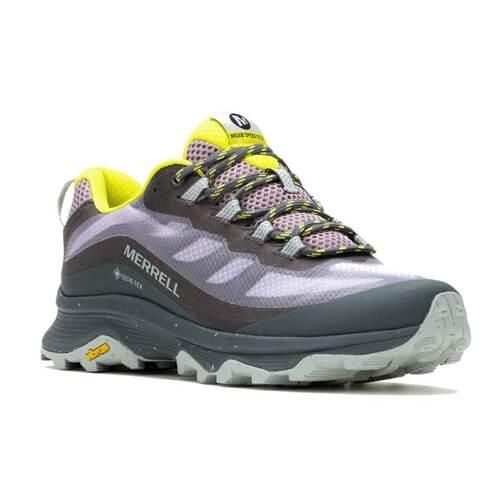 Buty trekkingowe damskie Merrell Moab Speed Gtx. Buty trekkingowe Merrell, z materiału, bez zapięcia. Za 653.60 zł.