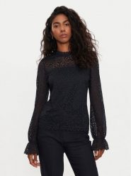 Morgan Bluzka 242-TYRIA Granatowy Regular Fit. Niebieskie bluzki Morgan, xs, bez wzorów, z syntetyku, bez kołnierzyka, bez ramiączek. Za 69.99 zł.