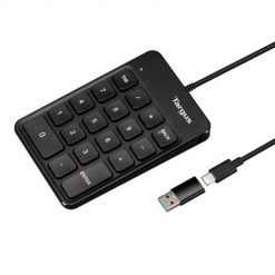 Targus AKP13GL klawiatura numeryczna Uniwersalne USB Czarny. Czarne walizki TARGUS. Za 152.99 zł.