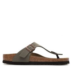 Japonki Birkenstock. Szare japonki Birkenstock, bez wzorów. Za 349.99 zł.