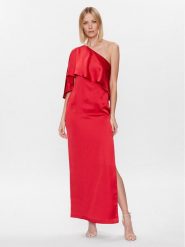 Lauren Ralph Lauren Sukienka wieczorowa 253889280003 Czerwony Regular Fit. Czerwone sukienki Lauren Ralph Lauren, bez wzorów, z syntetyku, wizytowe, bez kołnierzyka, bez ramiączek. Za 1,399.00 zł.