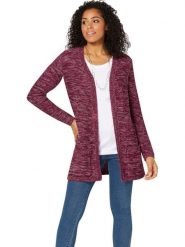 WITT WEIDEN Kardigan w kolorze bordowym rozmiar: 52. Czerwone swetry WITT WEIDEN, z aplikacjami, ze skóry, bez ramiączek. Za 30.99 zł.