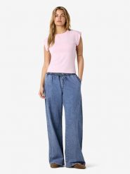 Noisy may Dżinsy "Enza" - Comfort fit - w kolorze niebieskim rozmiar: XS. Niebieskie jeansy Noisy May, xs, bez wzorów, z bawełny, z podwyższonym stanem. Za 83.42 zł.