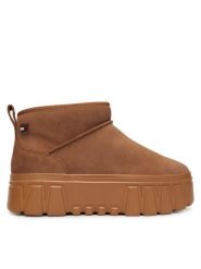 Tommy Jeans Śniegowce Tjw Suede Platform Boots Wl EN0EN03158 Brązowy jasny. Brązowe śniegowce Tommy Jeans, bez wzorów, z jeansu, bez zapięcia. Za 649.99 zł.