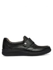 Caprice Półbuty 9-24705-46 Czarny. Czarne półbuty wsuwane Caprice, bez wzorów, ze skóry, bez obcasa, na płaskiej podeszwie. Za 331.99 zł.