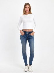 LTB Dżinsy - Skinny fit - w kolorze niebieskim rozmiar: W33/L36. Niebieskie jeansy LTB, l, z aplikacjami, ze skóry, klasyczne. Za 119.12 zł.