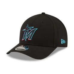 Czapka z daszkiem New Era 9forty Miami Marlins MLB Plyr Rep MC. Białe czapki z daszkiem New Era, bez wzorów, z materiału, eleganckie. Za 166.50 zł.