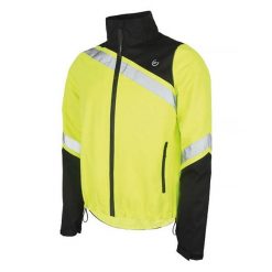 WOWOW - Fuji Rain Kurtka Rowerowa Unisex Wodoodporna Żółta. Czarne kurtki WOWOW, l, bez wzorów, z materiału, z kapturem. Za 563.49 zł.