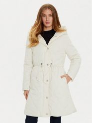 Guess Parka Maite W4BL56 WGL30 Écru Regular Fit. Płaszcze Guess, l, z aplikacjami, z syntetyku, bez kaptura. Za 609.99 zł.