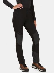 Kilpi Spodnie softshellowe "Nuuk" w kolorze czarnym rozmiar: 40S. Czarne spodnie sportowe Kilpi, bez wzorów, outdoorowe. Za 245.96 zł.