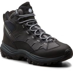 Trekkingi MERRELL - Thermo Chill Mid Wp J16466 Black. Czarne buty trekkingowe Merrell, bez wzorów, z materiału, bez zapięcia, outdoorowe. W wyprzedaży za 329.00 zł.
