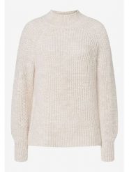 More & More Sweter w kolorze kremowym rozmiar: 36. Brązowe swetry More & More, bez wzorów, ze splotem, bez ramiączek. Za 145.60 zł.