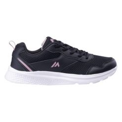 Buty Martes Essentials Derun 92800602990 czarne. Czarne buty treningowe bez wzorów, z materiału, bez zapięcia. Za 147.51 zł.
