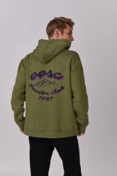 Bluza z kapturem Powder Club. Czarne bluzy OOSC, m, bez wzorów, z bawełny, klasyczne, bez ramiączek, z kapturem. Za 294.99 zł.
