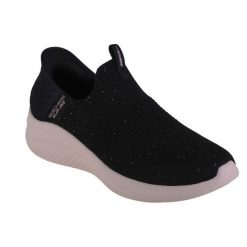 Buty sportowe Sneakersy damskie, Skechers Ultra Flex 3.0-Shiny Night. Czarne buty sportowe lifestyle Skechers, bez wzorów, bez zapięcia, trekkingowe, skechers sport. Za 359.99 zł.