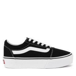 Trampki Vans. Czarne trampki Vans, bez wzorów, bez zapięcia. Za 339.99 zł.