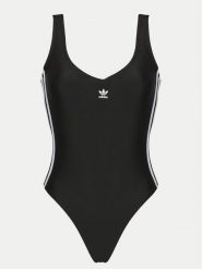 Adidas Strój kąpielowy adicolor 3-Stripes JG5775 Czarny. Czarne stroje jednoczęściowe adidas, bez wzorów, z syntetyku, sportowe. Za 179.99 zł.