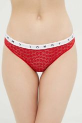 Tommy Jeans figi 3-pack z koronki. Figi Tommy Jeans, bez wzorów, z bawełny. Za 199.99 zł.
