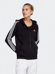 Adidas Bluza w kolorze czarnym rozmiar: M. Czarne bluzy adidas, m, bez wzorów, bez kaptura. Za 187.95 zł.