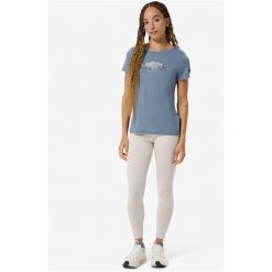 Koszulka SUPER.NATURAL W CANADIAN WOODS TEE. Niebieskie t-shirty sportowe super.natural, bez wzorów, bez ramiączek. Za 249.99 zł.