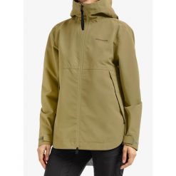 Kurtka przeciwdeszczowa damska Didriksons Tove JKT. Zielone kurtki przeciwdeszczowe Didriksons, bez wzorów, bez kaptura. Za 1,055.99 zł.