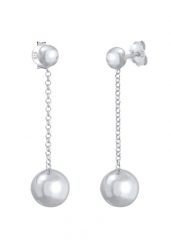 Elli Kolczyki damskie Trend Basic ze srebra próby 925 Sterling Silver 1 ct Damski. Szare kolczyki Elli, srebrne. Za 293.99 zł.