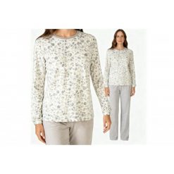 Piżama damska polarowa rozm. L P751258 – V24 Mink. Brązowe piżamy Massana Homewear, l, bez wzorów, z materiału, bez kołnierzyka, bez ramiączek, długie. Za 283.00 zł.