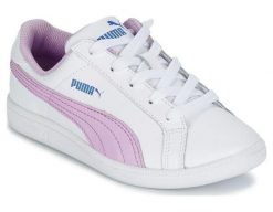 Buty sportowe damskie Puma Smash 630162 02. Białe buty treningowe Puma, bez wzorów, z gumy, bez zapięcia, trekkingowe. Za 149.00 zł.