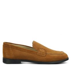 Mokasyny Gant. Brązowe mokasyny Gant, bez wzorów. Za 479.99 zł.