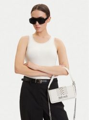 Just Cavalli Torebka 80RA4BP3 ZSD95 Biały. Białe torebki klasyczne Just Cavalli, bez wzorów, ze skóry, bez dodatków. Za 749.99 zł.