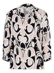 More & More Bluzka w kolorze beżowo-czarnym rozmiar: 40. Brązowe bluzki More & More, bez wzorów, z wiskozy, bez kołnierzyka, bez ramiączek. Za 78.99 zł.